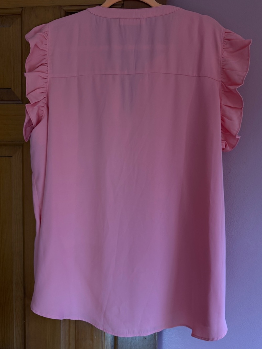 Zenana Ruffle Sleeve Blouse - Picture 2 of 2